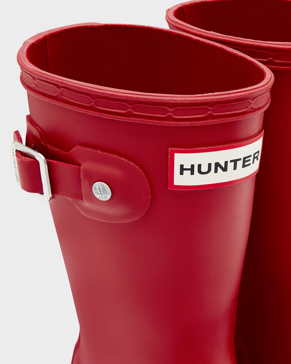 Kids Hunter Original Little | Rain Boots Red | NZ-21685-TDWZ